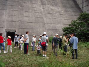 H25岩尾内ダム見学会風景