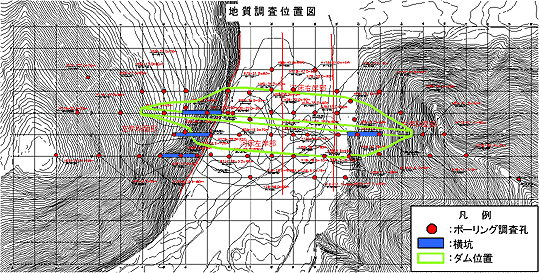 地質調査位置図