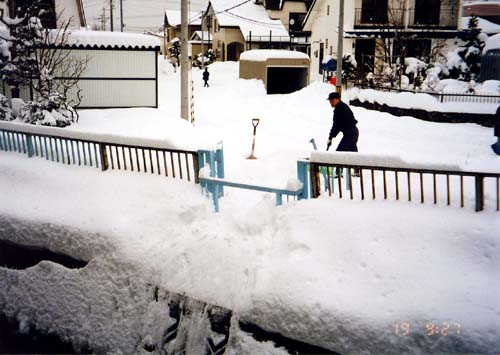 基北川－旭川市東光　投雪状況