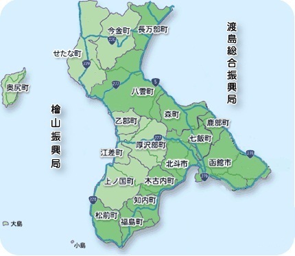 道南エリア地図