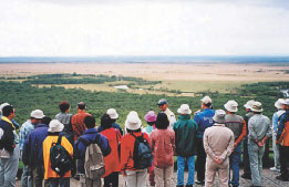 A ranger-led study tour of the Kushiro River and Kushiro Mire (at Hoso-oka Observatory) 