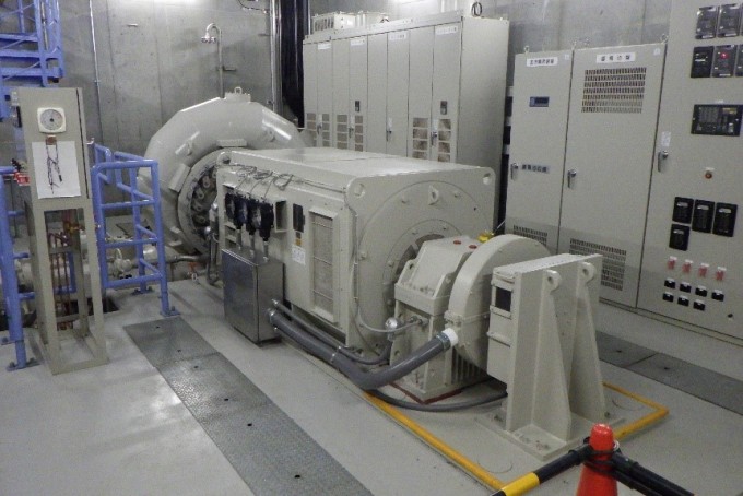 留萌ダム　小水力発電設備