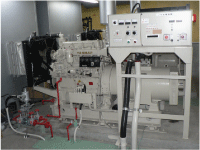 自家用発動発電機の写真