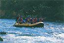Rafting on the Shiribetsu River