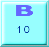 B：10