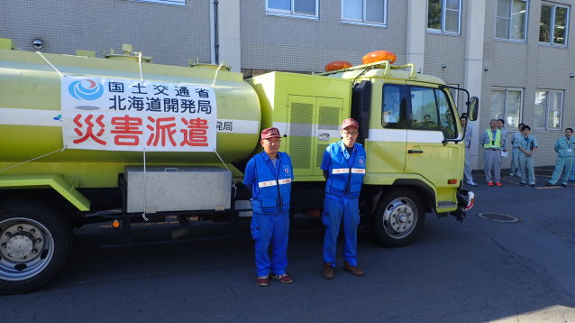 令和元年9月13日(金曜日) 　散水車を派遣