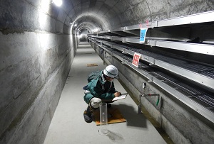 平取ダム試験湛水中①