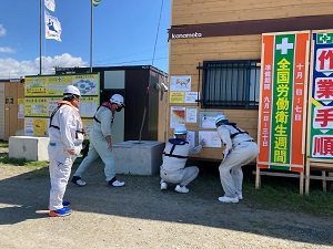 浦港　工事安全パトロール