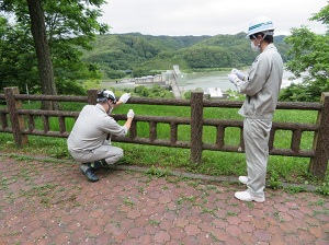 二風谷ダム　安全利用点検