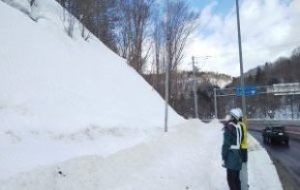  有珠道路事務所　現地確認