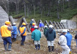 寒地土木研究所、日高北部森林管理署、北電日高水力センターと合同で沙流川土砂動態調査を実施