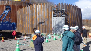 北村地内治水事業推進期成会視察