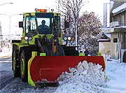 除雪ドーザー