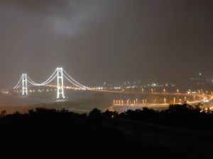 祝津公園展望台からの夜景の写真1