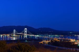 祝津公園展望台からの夜景の写真2