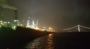 崎守ビュースポットからの夜景の写真