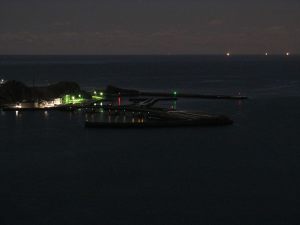 「夜の追直人工島」の写真