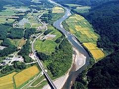 沙流川中流部