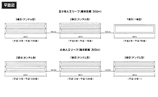 人工リーフ平面図