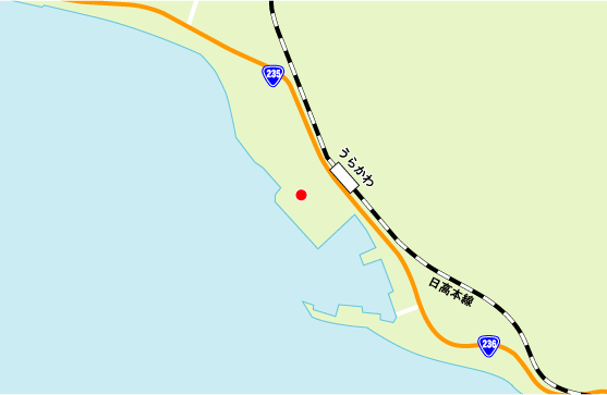 浦河港湾事務所広域図