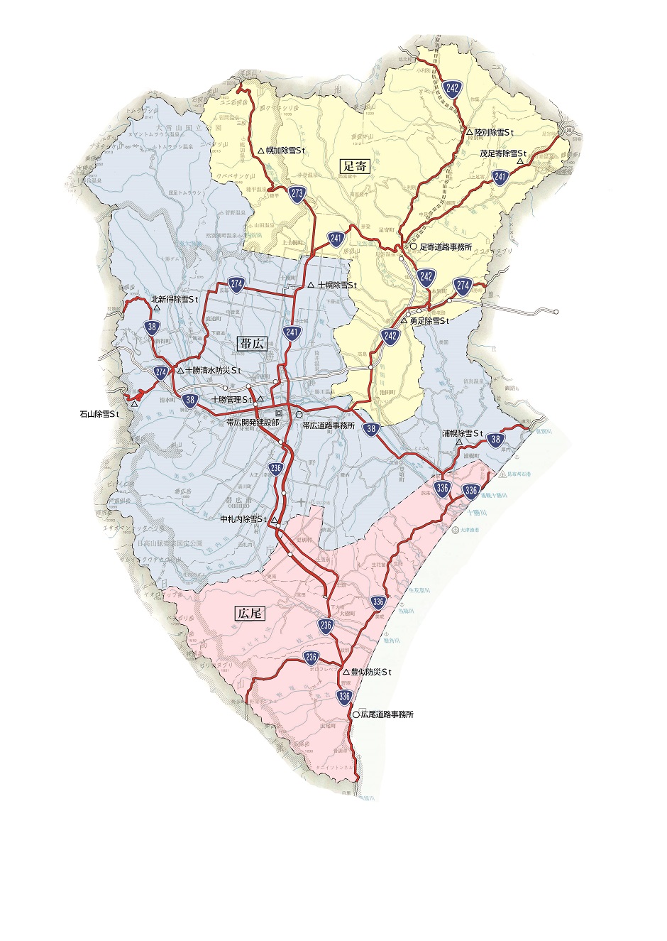 十勝管内除雪図