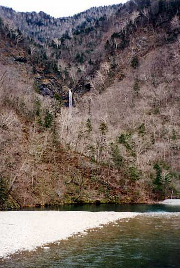 札内川上流の滝