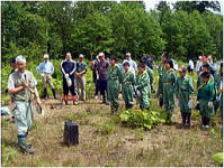 十勝川源流・夢の森づくり2006　植樹会