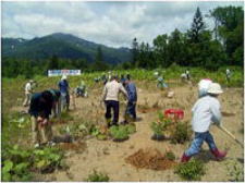 十勝川源流・夢の森づくり2006　植樹会