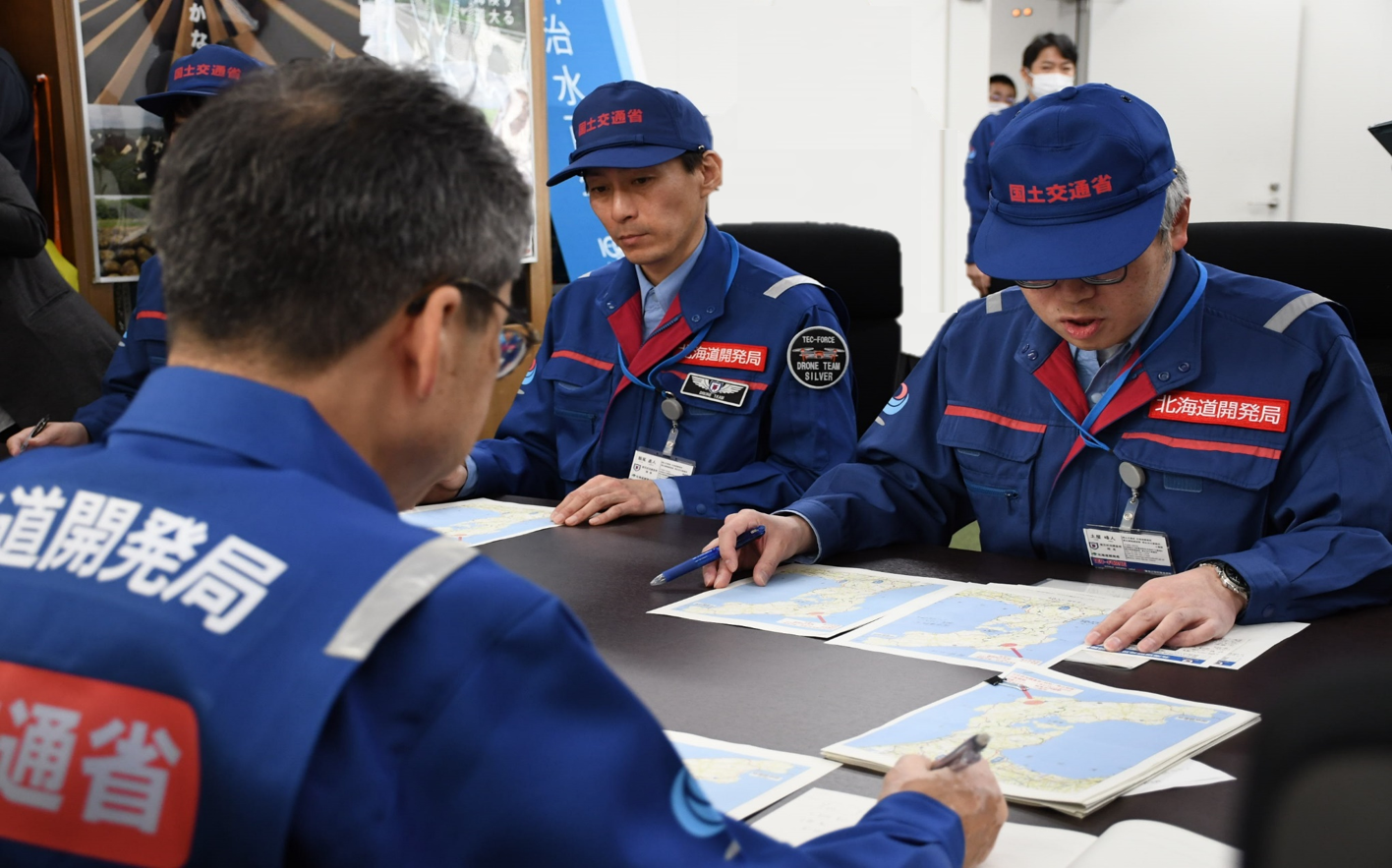 2024年1月30日　帰還報告の様子