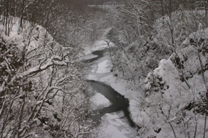 雪の岩内仙峡