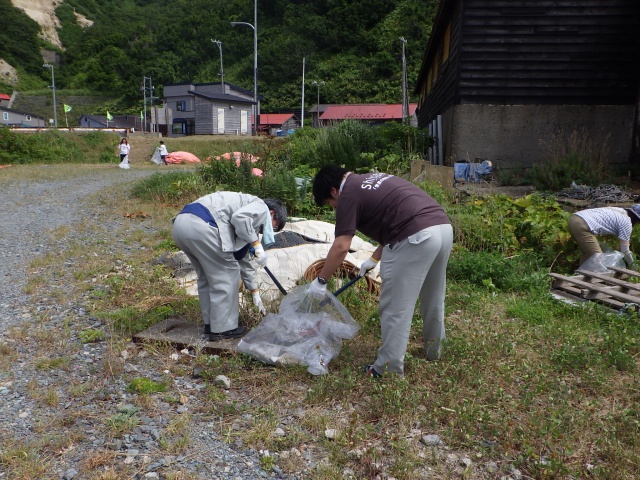 ゴミ持ち帰り運動の写真