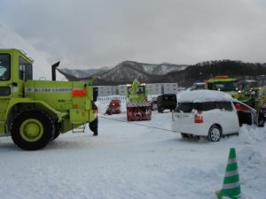 車両移動訓練の写真