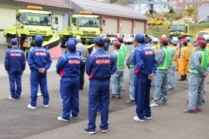 小樽道路事務所出陣式の写真