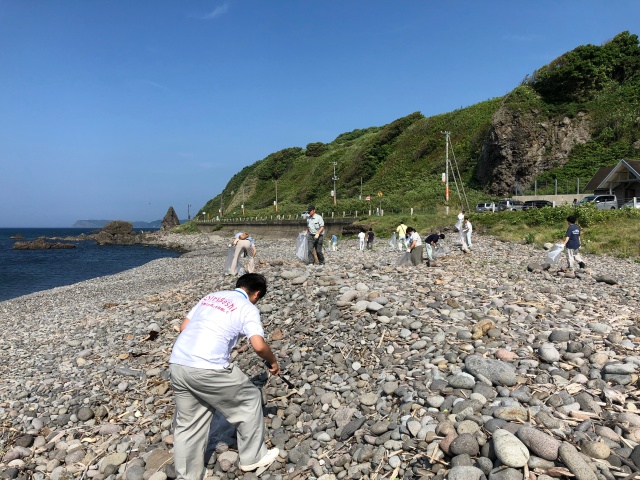 ゴミ持ち帰り運動の写真