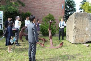 報道向け見学会の様子