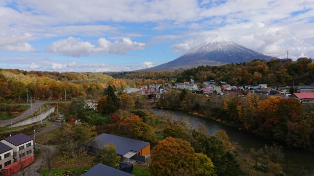 羊蹄山（道道岩内洞爺線 ニセコ大橋（ニセコ町））