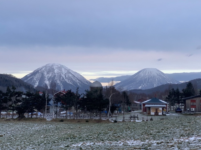 双子羊蹄山（国道276号 中里ビューポイントパーキング（喜茂別町））