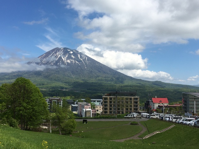 羊蹄山（倶知安町ひらふ坂）