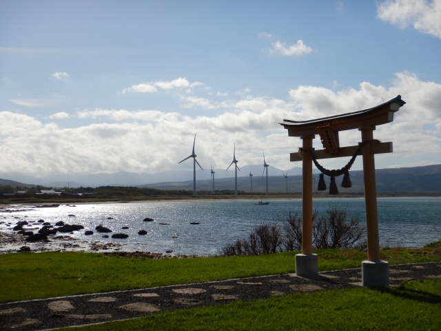 秋の日本海（国道229号 寿都鰊御殿ビューポイントパーキング（寿都町））