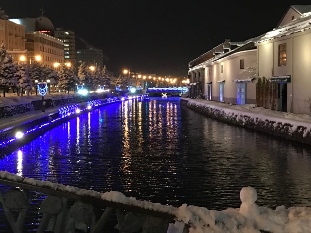 青の運河（小樽市 小樽運河）