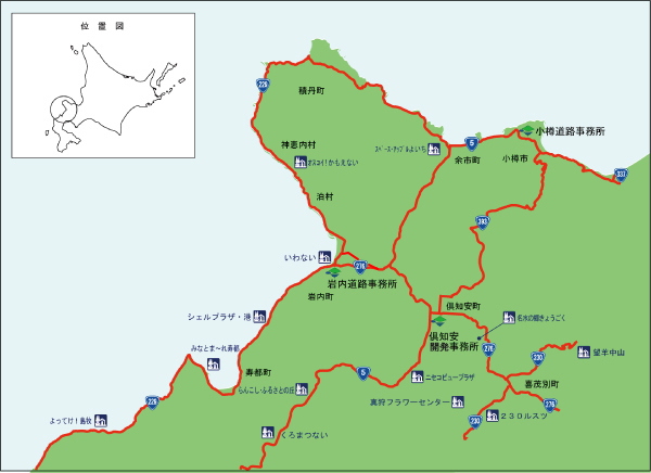 抑制対象路線図