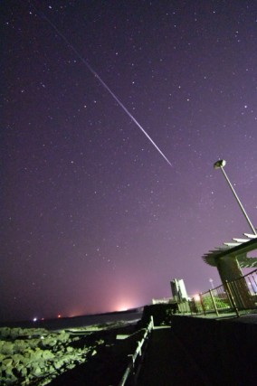 黄金岬の星空（留萌市）