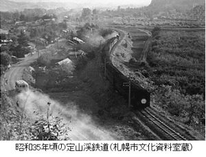 昭和35年頃の定山渓鉄道