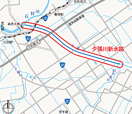 岩見沢市栗沢付近から石狩川