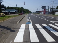 主要交差点部の路面標示