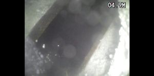 ボアホールカメラによるボーリング孔内部の状況