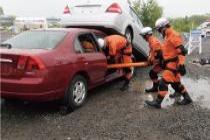 転落車両救助訓練