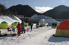 おけと湖水ワカサギ釣り場 