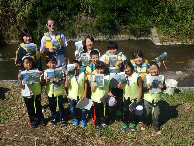 【常呂川水系仁頃川】川の環境学習（北見市立上仁頃小学校3・4・5・6年生）への広報（9月12日）