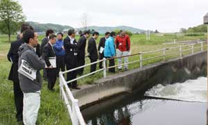 東幹線頭首工にて